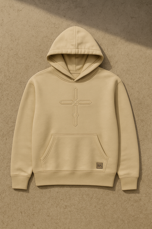 Divine Balance - Bone White Hoodie