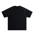 Righteous Oversized Contrast-Stitched Cotton Tee
