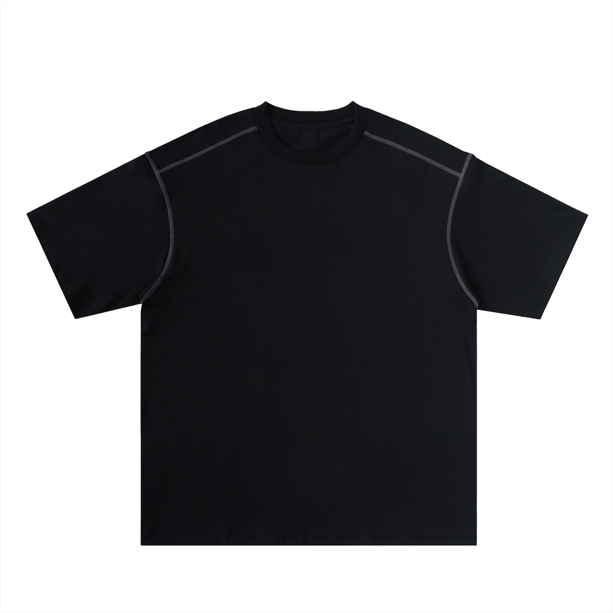 Righteous Oversized Contrast-Stitched Cotton Tee