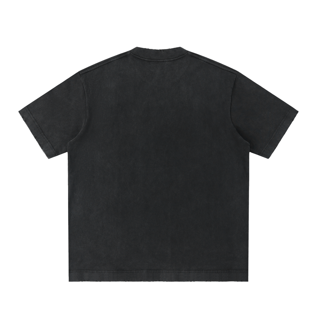 Righteous Heavyweight Vintage Washed Frayed T-Shirt