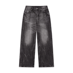 Righteous Men's High Rise Wide Leg Jeans