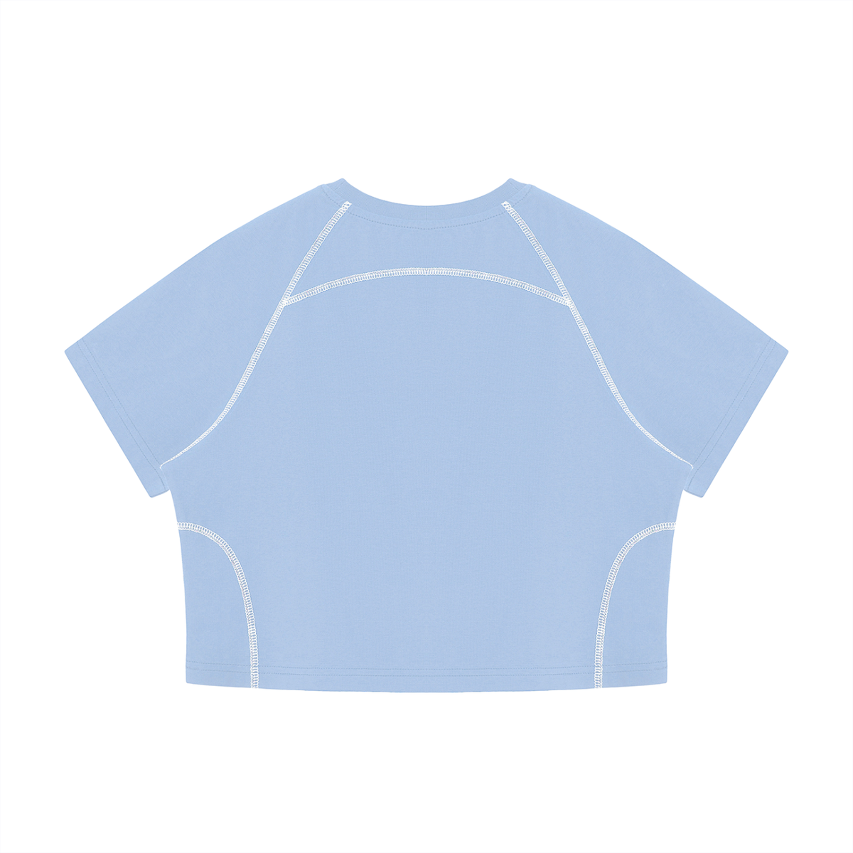 Righteous Women's Contrast Stitch Raglan Crop T-Shirt