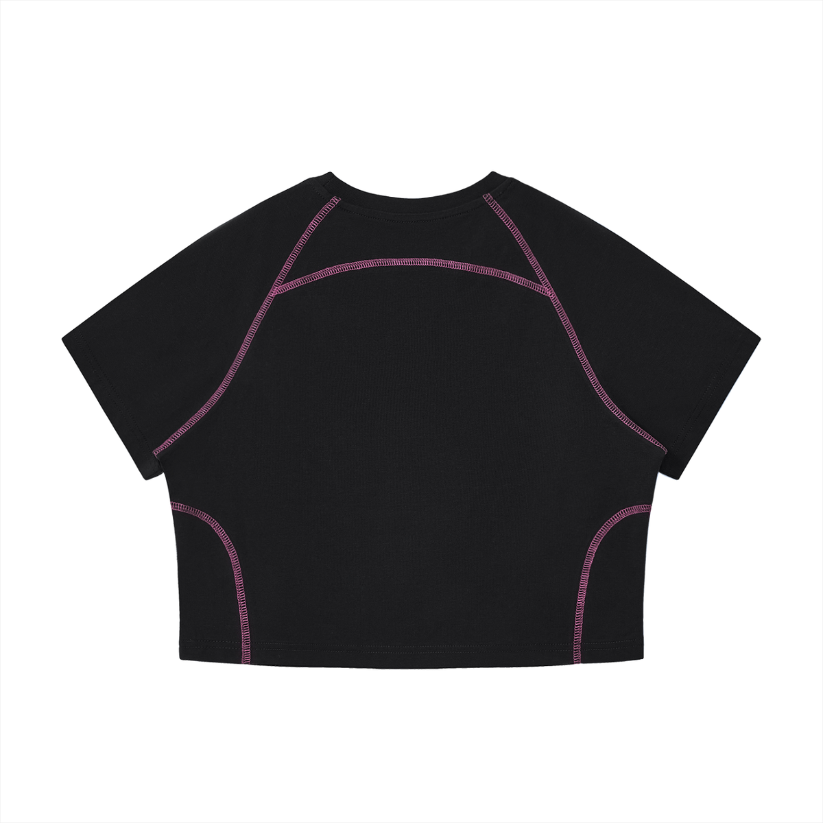 Righteous Women's Contrast Stitch Raglan Crop T-Shirt
