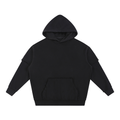 Righteous Snow Washed Raw Edge Double Layered Hoodie