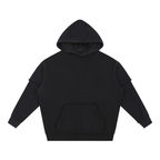 Righteous Snow Washed Raw Edge Double Layered Hoodie