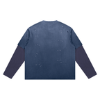 Righteous Unisex Vintage Wash Distressed Layer T-Shirt