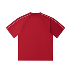 Righteous Contrast Stitch Raglan T-Shirt