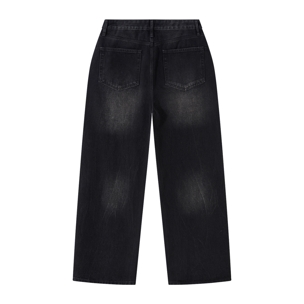 Righteous Men's Vintage Wash Wide Leg Jeans