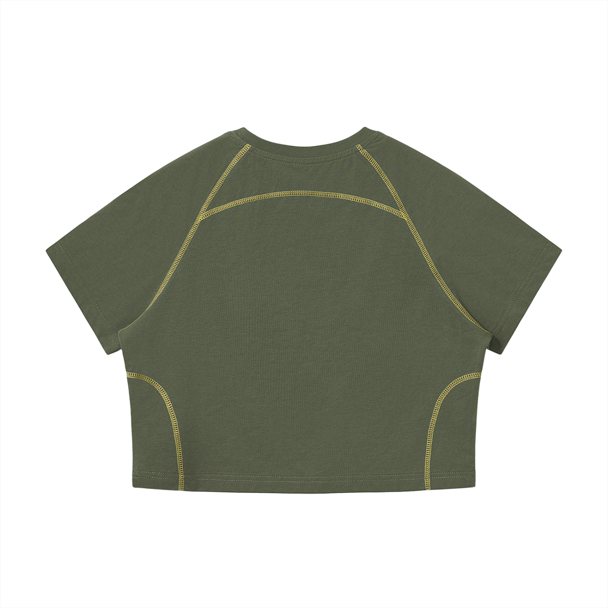 Righteous Women's Contrast Stitch Raglan Crop T-Shirt