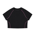 Righteous Women's Contrast Stitch Raglan Crop T-Shirt