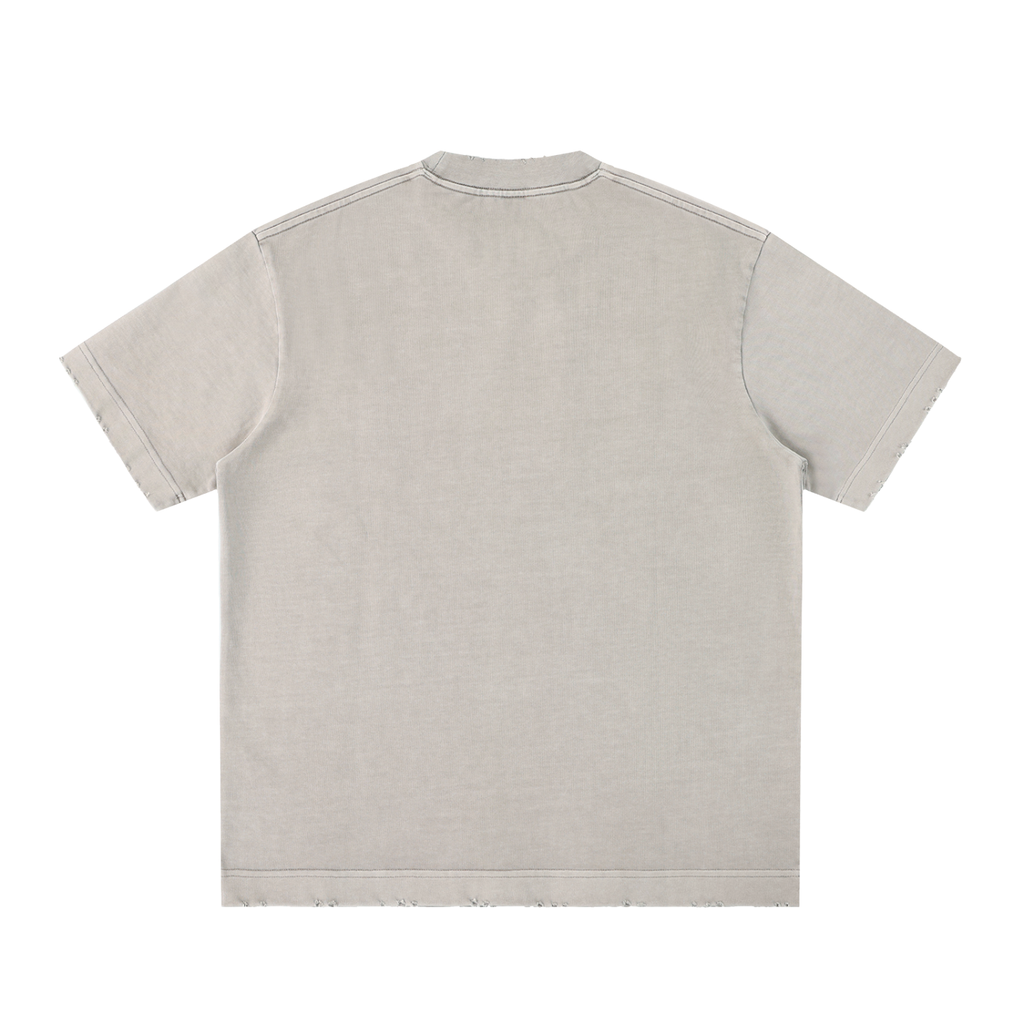 Righteous Heavyweight Vintage Washed Frayed T-Shirt