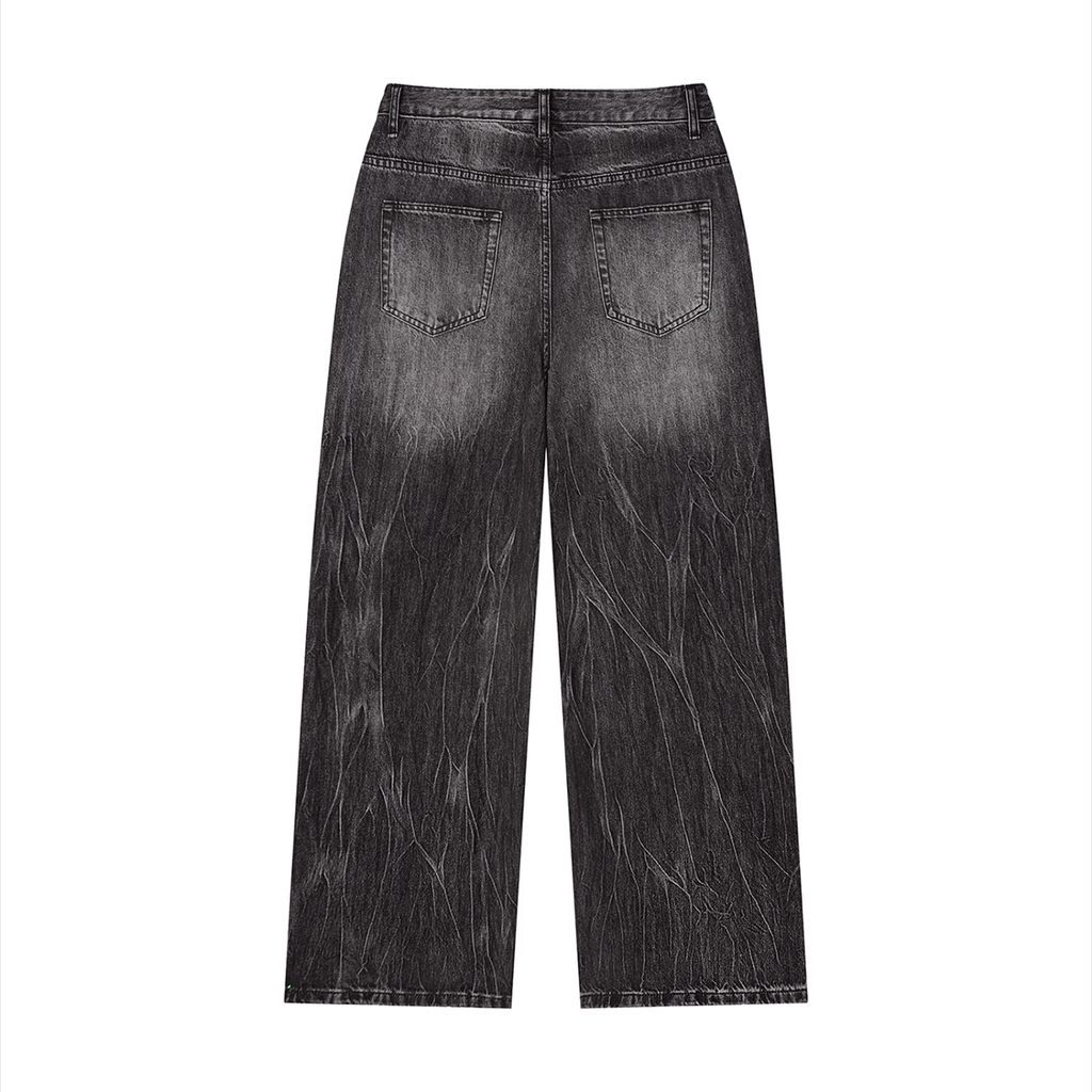 Righteous Men's High Rise Wide Leg Jeans