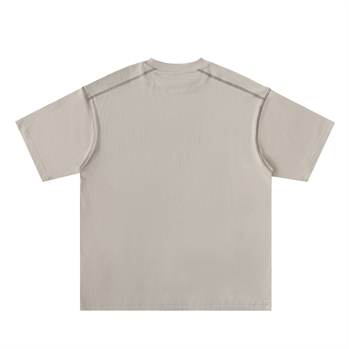 Righteous Oversized Contrast-Stitched Cotton Tee