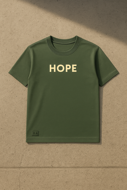 HOPE Verse Tee — Olive