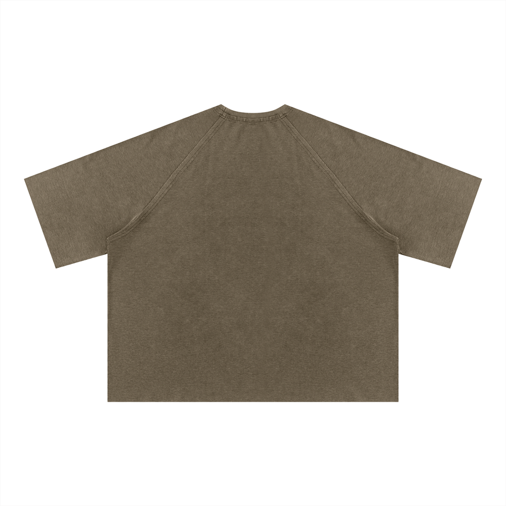 Righteous Unisex Mineral Wash Boxy Waffle T-Shirt