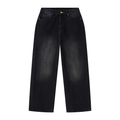 Righteous Men's Vintage Wash Wide Leg Jeans