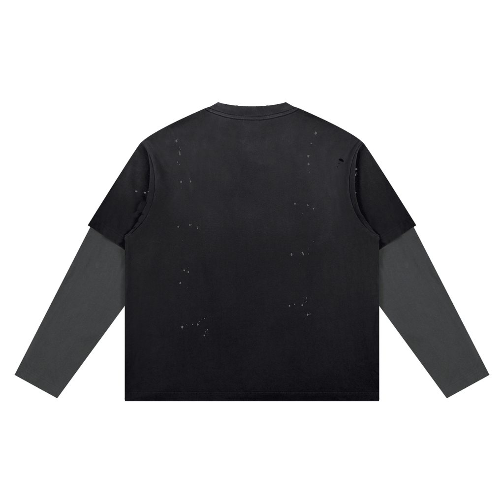 Righteous Unisex Vintage Wash Distressed Layer T-Shirt
