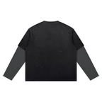 Righteous Unisex Vintage Wash Distressed Layer T-Shirt