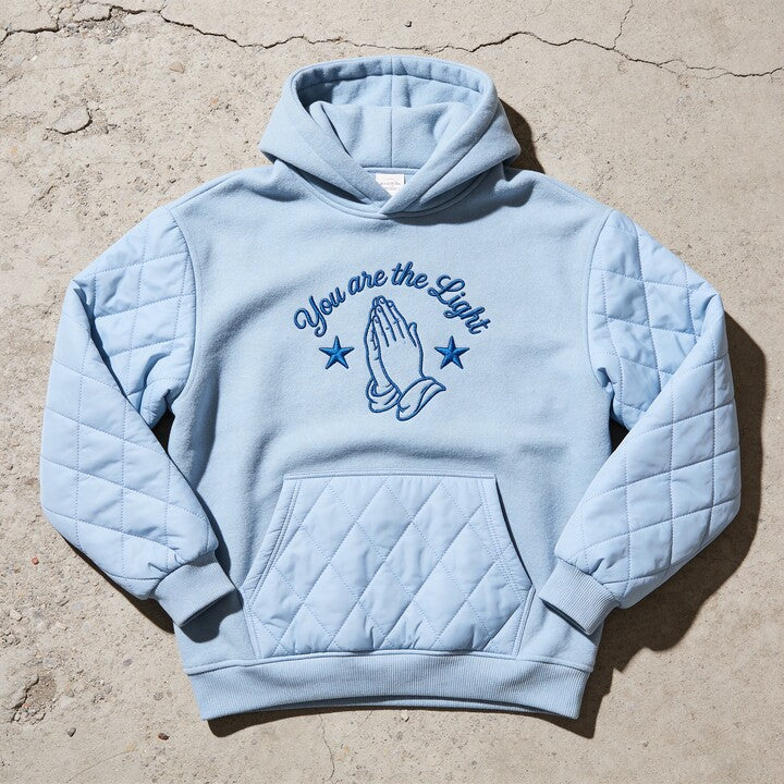 Baby Blue Puff Hoodie
