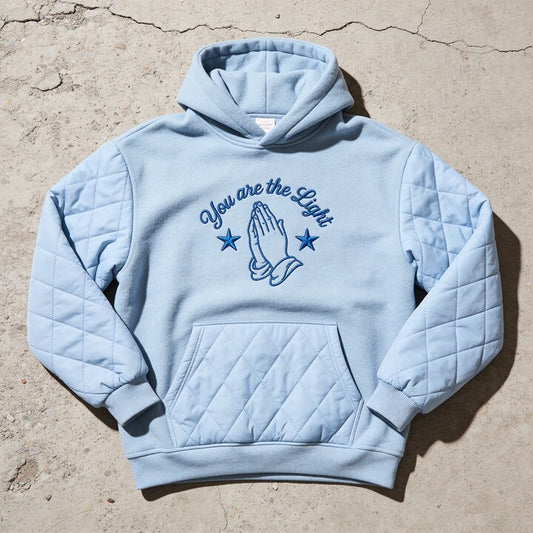 Baby Blue Puff Hoodie