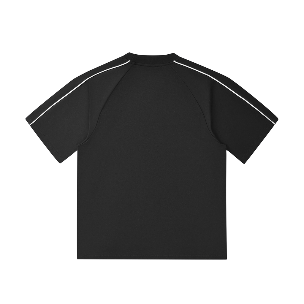 Righteous Contrast Stitch Raglan T-Shirt