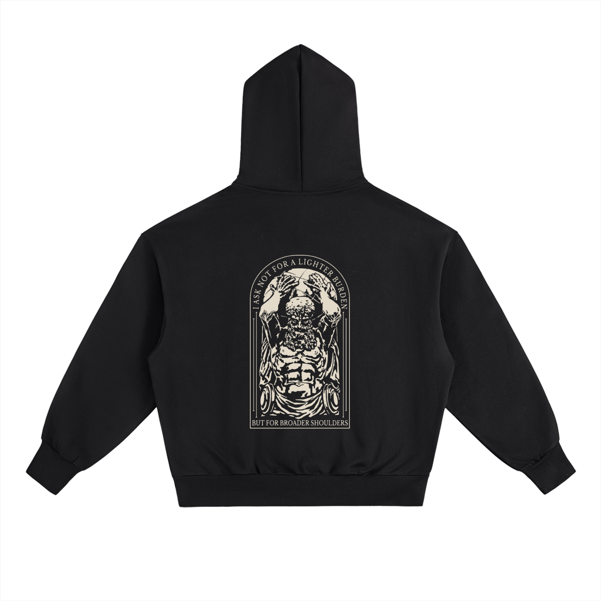 Righteous Oversized Fleece Hoodie - Broader Shoulders
