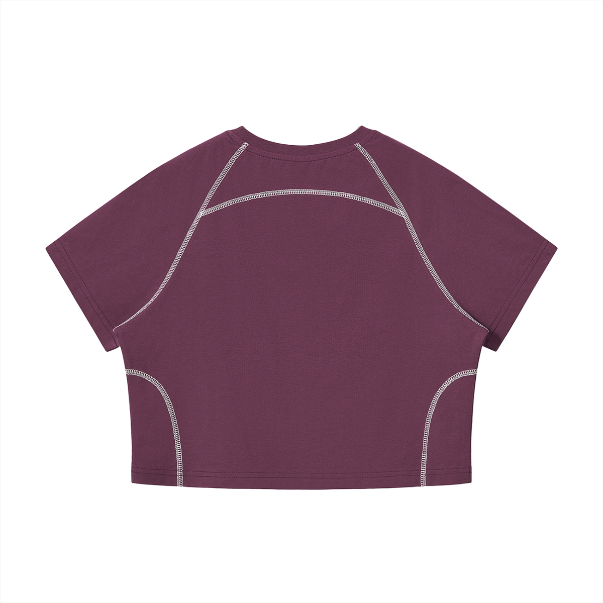 Righteous Women's Contrast Stitch Raglan Crop T-Shirt