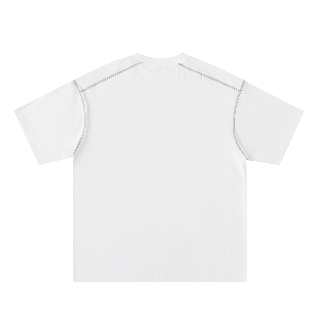 Righteous Oversized Contrast-Stitched Cotton Tee
