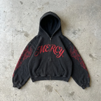 Crimson Mercy – Thermal Zip Hoodie
