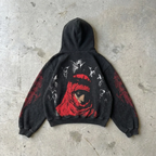 Crimson Mercy – Thermal Zip Hoodie