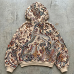 Divine Bloom – Paisley Zip Hoodie
